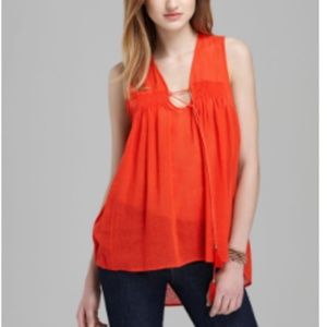 Plenty by Tracy Reese Quotation Smocked Blouse